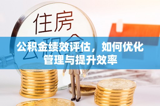 靖西公积金绩效评估，如何优化管理与提升效率