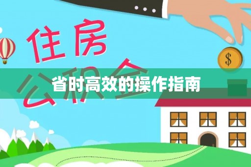 靖西省时高效的操作指南