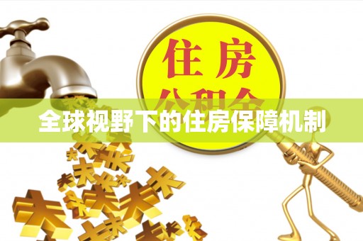 靖西全球视野下的住房保障机制