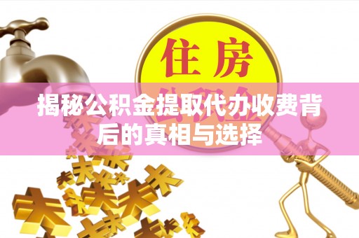 靖西揭秘公积金提取代办收费背后的真相与选择