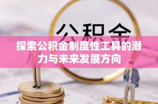 靖西探索公积金制度性工具的潜力与未来发展方向