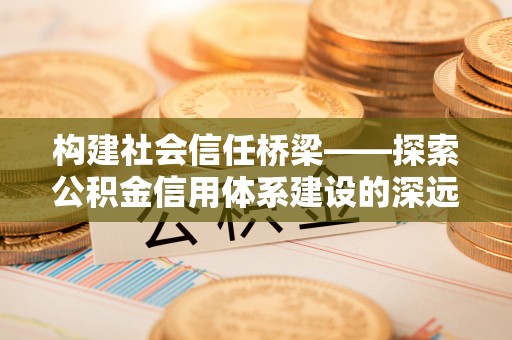 靖西构建社会信任桥梁——探索公积金信用体系建设的深远意义