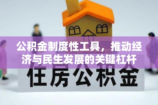 靖西公积金制度性工具，推动经济与民生发展的关键杠杆