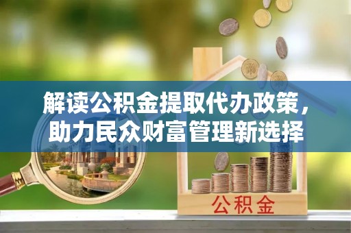 靖西解读公积金提取代办政策，助力民众财富管理新选择