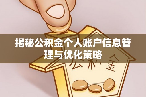 靖西揭秘公积金个人账户信息管理与优化策略