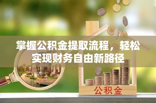 靖西掌握公积金提取流程，轻松实现财务自由新路径