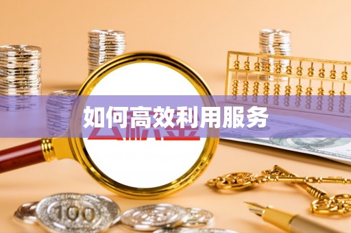 靖西如何高效利用服务