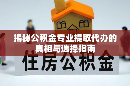 靖西揭秘公积金专业提取代办的真相与选择指南