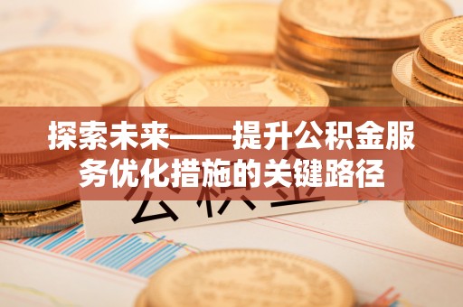 靖西探索未来——提升公积金服务优化措施的关键路径
