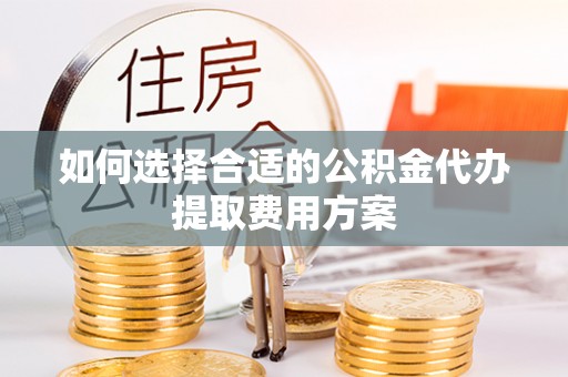 靖西如何选择合适的公积金代办提取费用方案