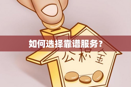 靖西如何选择靠谱服务？