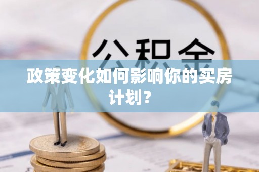 靖西政策变化如何影响你的买房计划？