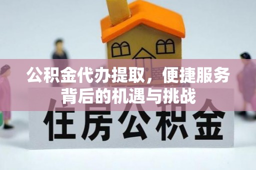 靖西公积金代办提取，便捷服务背后的机遇与挑战