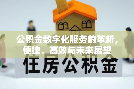 靖西公积金数字化服务的革新，便捷、高效与未来展望