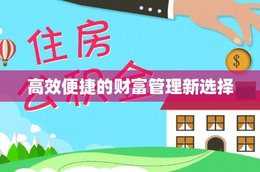 靖西高效便捷的财富管理新选择