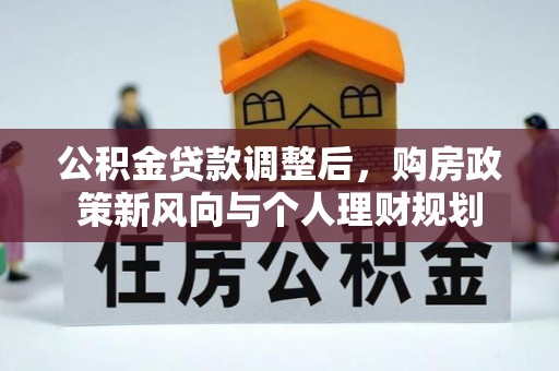靖西公积金贷款调整后，购房政策新风向与个人理财规划