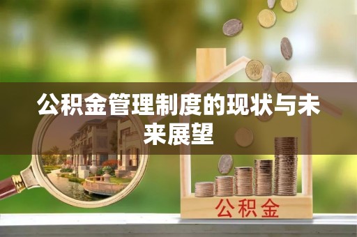 靖西公积金管理制度的现状与未来展望